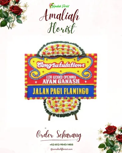 Bunga Papan Congratulation di Kanigoro